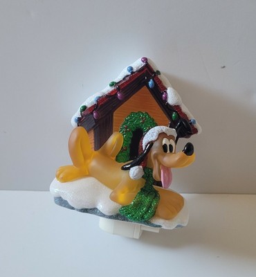 Disney Pluto Christmas Night Light with 