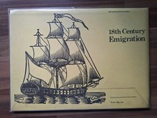 1970s North Irish School Educational Facsimiles Booklet. 18th Century Emigration