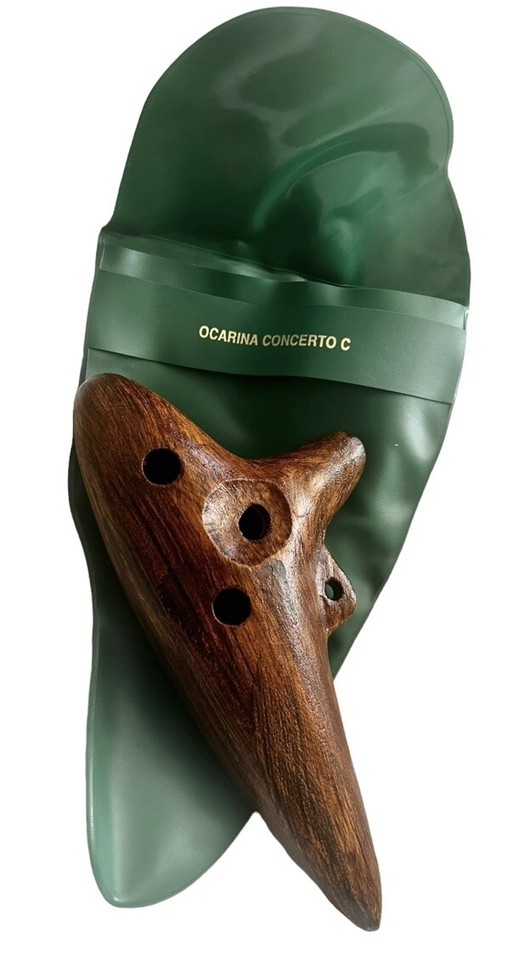 VTG Ocarina Concerto Ceramic Musical Wind Flute Instrument C Note 12