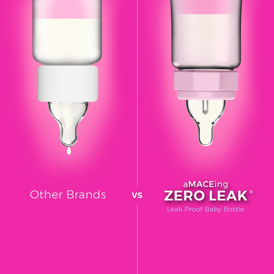 Детская бутылочка aMACEing с вентиляционной решеткой против колик и переменным потоком упаковка 6 шт. 7 унций 10 унций - Изображение 2 из 4