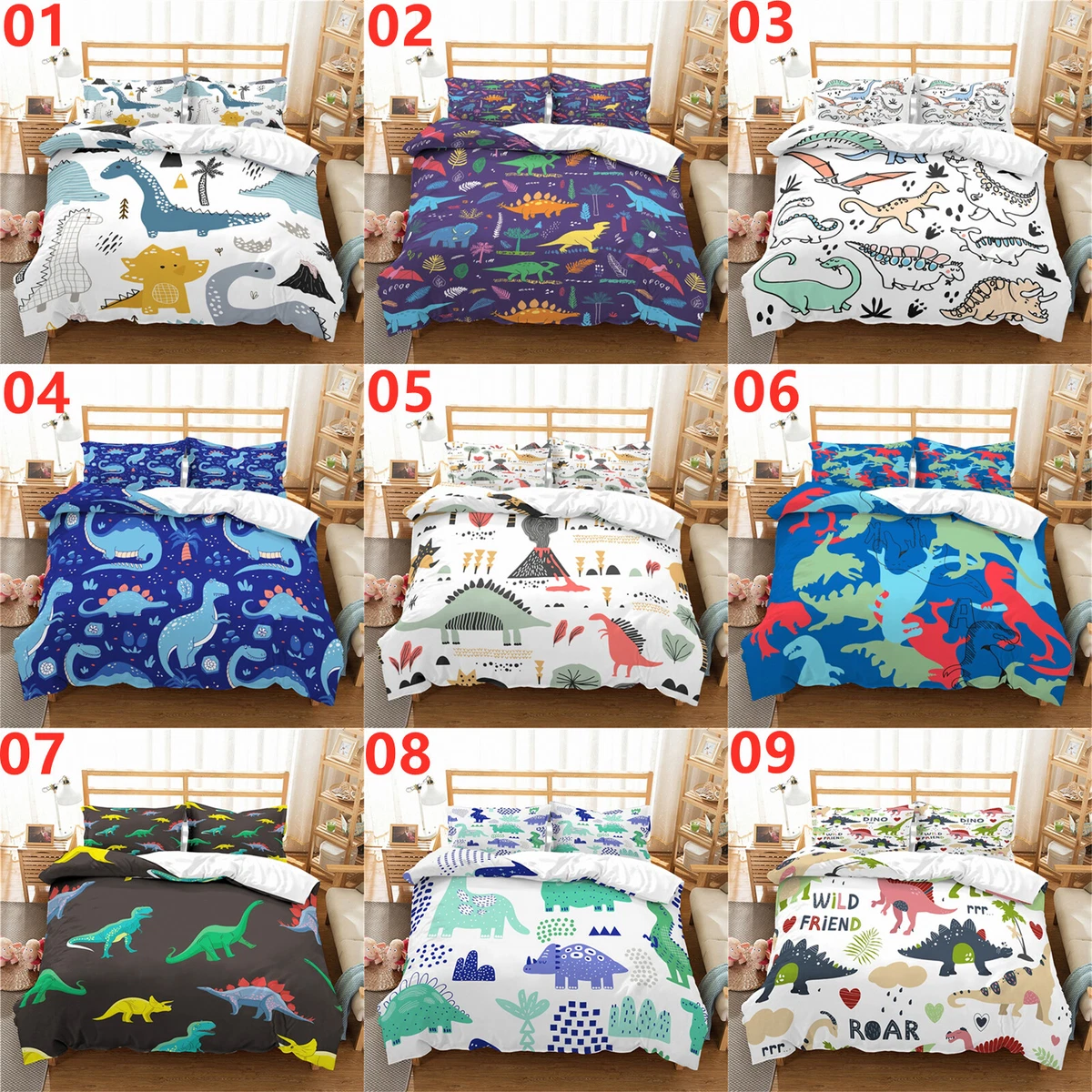 Dinosaur online doona cover