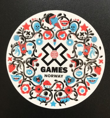 Ski Norway Sticker - X Games Skiing Snowboard Mountain Sports Aspen Freestyle