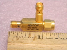 NEW M/A-Com 2047-6011-00 SMA RF Monitor Tee DC Block 1.5 to 4GHz 20W