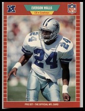 1989 Pro Set #97 Everson Walls