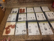Large Lot of Approx. 125 Stampin' Up   Misc Stamps, New  Preowned