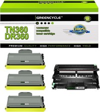 3PK TN360 Toner  1PK DR360 Drum Fitfor Brother HL-2140 2170W MFC-7340 MFC-7840W
