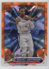 2023-24 Topps Chrome Sapphire Edition Orange 21/25 Russell Westbrook #110 7y2