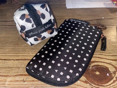 Petunia Pickle Bottom Pacifier Holder Leopard + Zippered Case Geometric