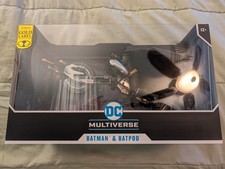 McFarlane DC Multiverse Batman & Batpod The Dark Knight Rises Gold Label