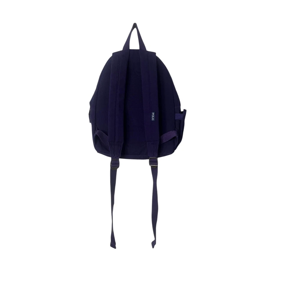 Mochila Polo Ralph Lauren Púrpura Icónica Polo Oso Raro Kilt Motivo Preppy Foto 3 de 4