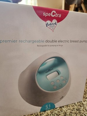 Spectra S1 Plus Rechargeable Double Electric Breast Pump with Bottles & Flanges