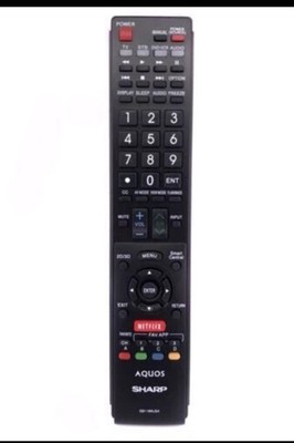 Sharp AQUOS GB118WJSA TV Remote Control NETFLIX