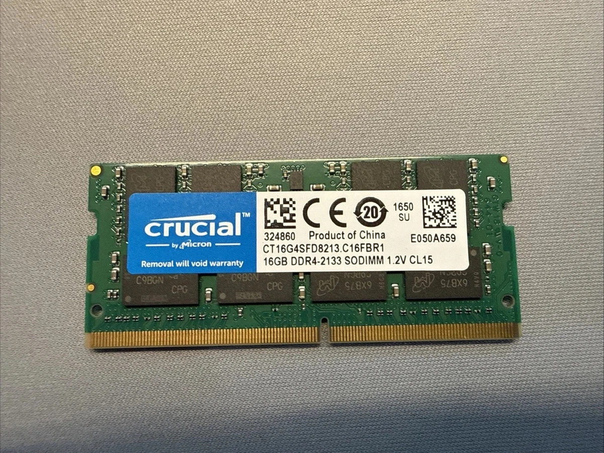Crucial PC4-17000 (DDR4-2133) Bus Speed Computer RAM 16 GB Total