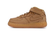 Nike Air Force 1 Mid top Toddler Shoes Wheat Infant And Toddler AH0757-203