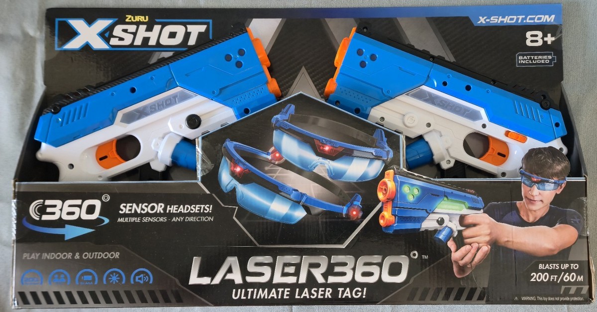 Zuru X-Shot Laser360° Ultimate Laser Tag 2 Players Ages 8 Factory