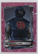 2025 Topps Chrome WWE Pink Shimmer Refractor Omos #53 1ij1