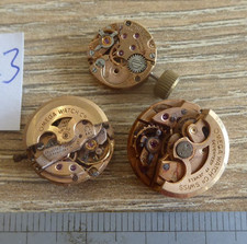 3 OMEGA LADIES WRISTWATCH MOVEMENTS , CAL 455,661,650