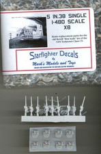 Starfighter Models 1/480 5 38 SINGLE GUN MOUN...