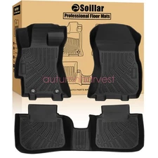 Car TPE Floor Mats Liners For 2010-2015 Subaru Legacy Outback All-Weather Black