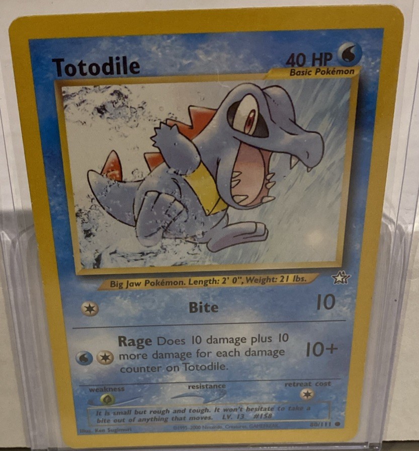 Totodile (80) Common Neo Genesis 080/111 NM