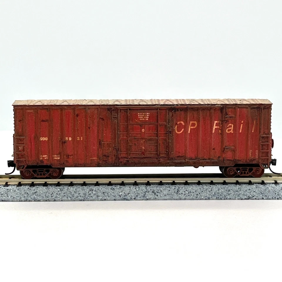 Fox Valley N Scale 8172-2 Canadian Pacific Soo 7 Post Boxcar Custom Weathered - Image 3 of 4