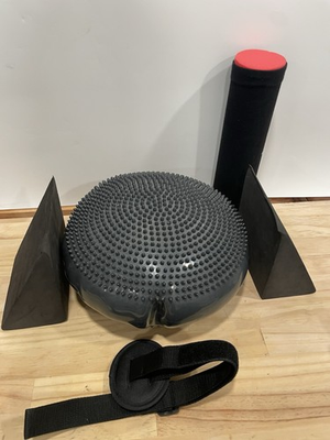 #ad #ad Max Living Inflatable Wobble Cushion Stability Balance PLUS Roll And Two Wedges $20.66