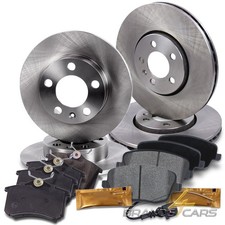 ATEC BREMSSCHEIBEN + BREMSBELÄGE VORNE + HINTEN FÜR SKODA FABIA 1 2 ROOMSTER