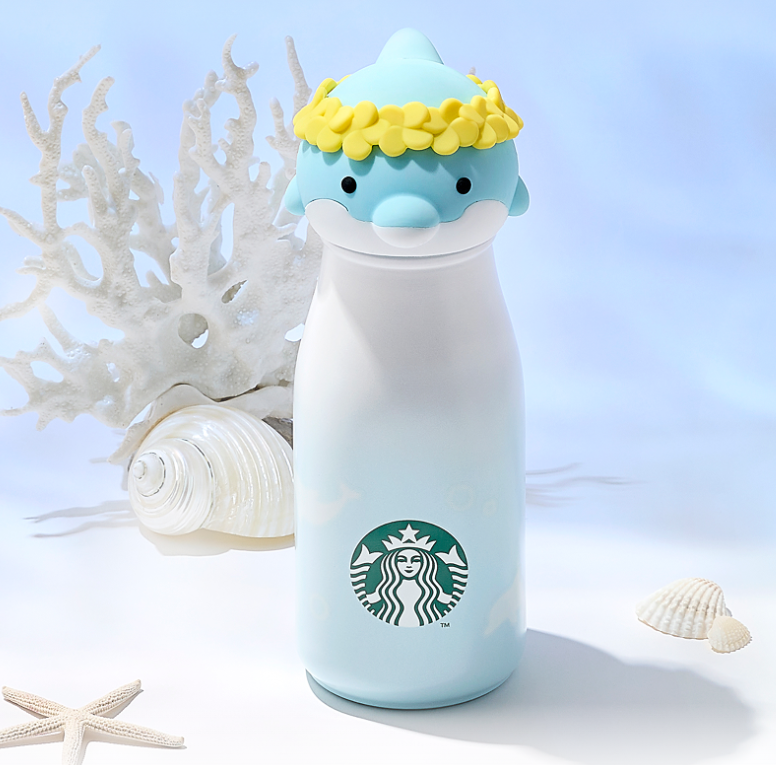 Korea Starbucks Official MD New SS Jeju Dolphin Kona Tumbler 237ml