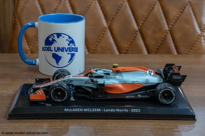 PREMIUM COLLECTIBLES 1:24 McLaren MCL35M No.4 Lando Norris 3rd Monaco GP 2021 - Diecast Model