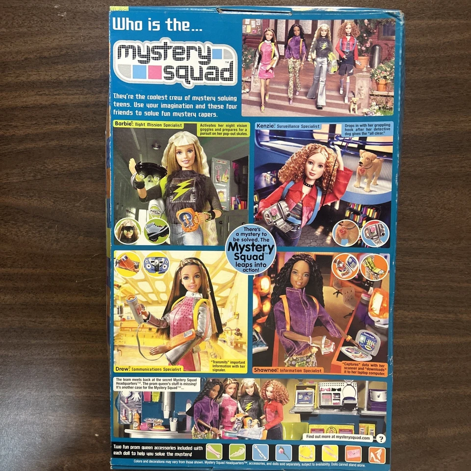 Mystery Squad Kenzie Surveillance Specialist 2002 芭比娃娃 美泰 #54224 全新 — 第 2/3 张图片