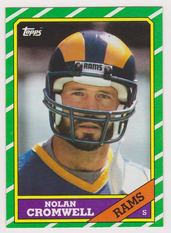 1986 Topps Nolan Cromwell #92 Los Angeles Rams NM or Better