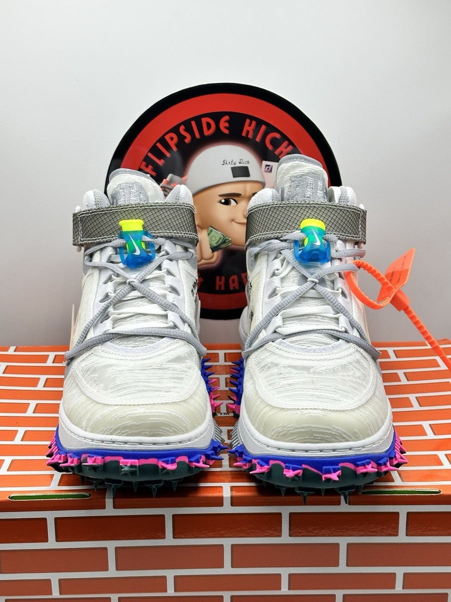 Nike off white mid 2022 brand new never tried on size 5 Nike Off-White X Nike Air Force 1 Mid 2022 White/Clear  main image 4