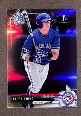 2017  Bowman Draft Chrome Refractor 1st Bowman #BDC-101 Kacy Clemens
