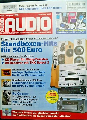AUDIO 8/05, ATOLL CD 80 MK3, SHANLING CD S 100 MK2,BOSTON CR 105,INFINITY PRIMUS