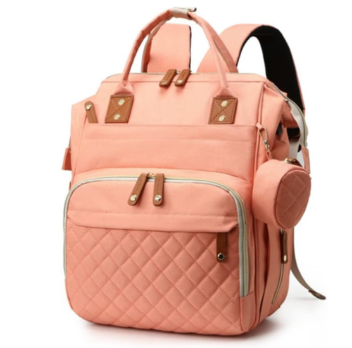 3-in-1 Baby Diaper Bag Backpack with Changing Station Portable Mommy Travel Bag - Picture 10 of 29