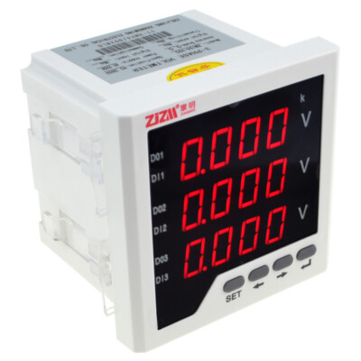 Multi-function Three-phase Programmable Electric Power Meter Intelligent Voltage