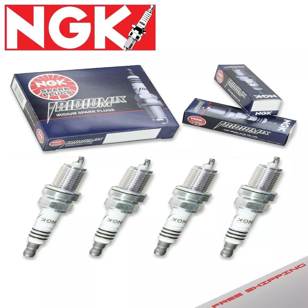 4 pcs NGK Iridium Spark Plugs for 2017 2018 Volkswagen Tiguan