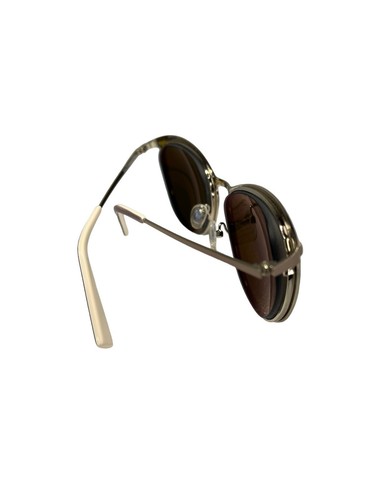 Marco de gafas para mujer ZENNI beige metal espacio para lentes grandes - Imagen 3 de 12