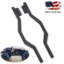 2/4x Chassis Frame Rails Carbon fiber for 1:24 RC Car Crawler Axial SCX24 90081
