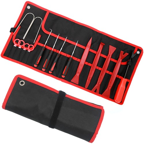 Clip Pliers Set And Fastener Remover Auto Upholstery Repair Kit With Storage Bag - Picture 19 of 25