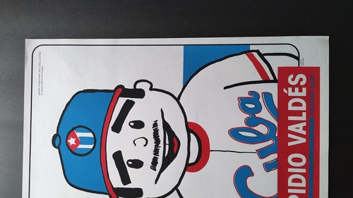 Póster de serigrafía de Cuba Elpidio Valdés equipo de béisbol Cuba artes cubanas - Imagen 7 de 15