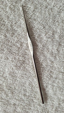 Vintage Used Hero Crochet Hook Made In England Size 11 Metal Silver