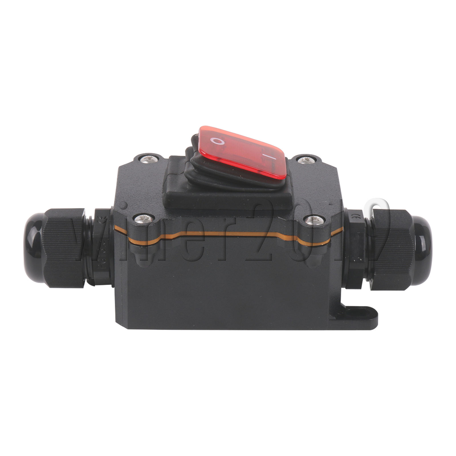 Inline On Off Switch 30A 110V-220V JR-619 for Table Lamp Black Rocker ...