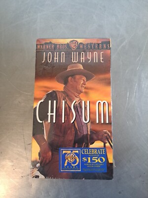 Chisum VHS 1997 Warner Bros. Westerns Collection BRAND NEW John Wayne ...