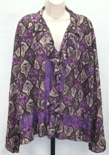 notations sheer top size 2X 100% polyester