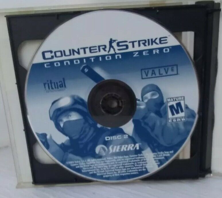 Counter Strike Condition Zero 2-Disc with Manual CD-ROM For PC