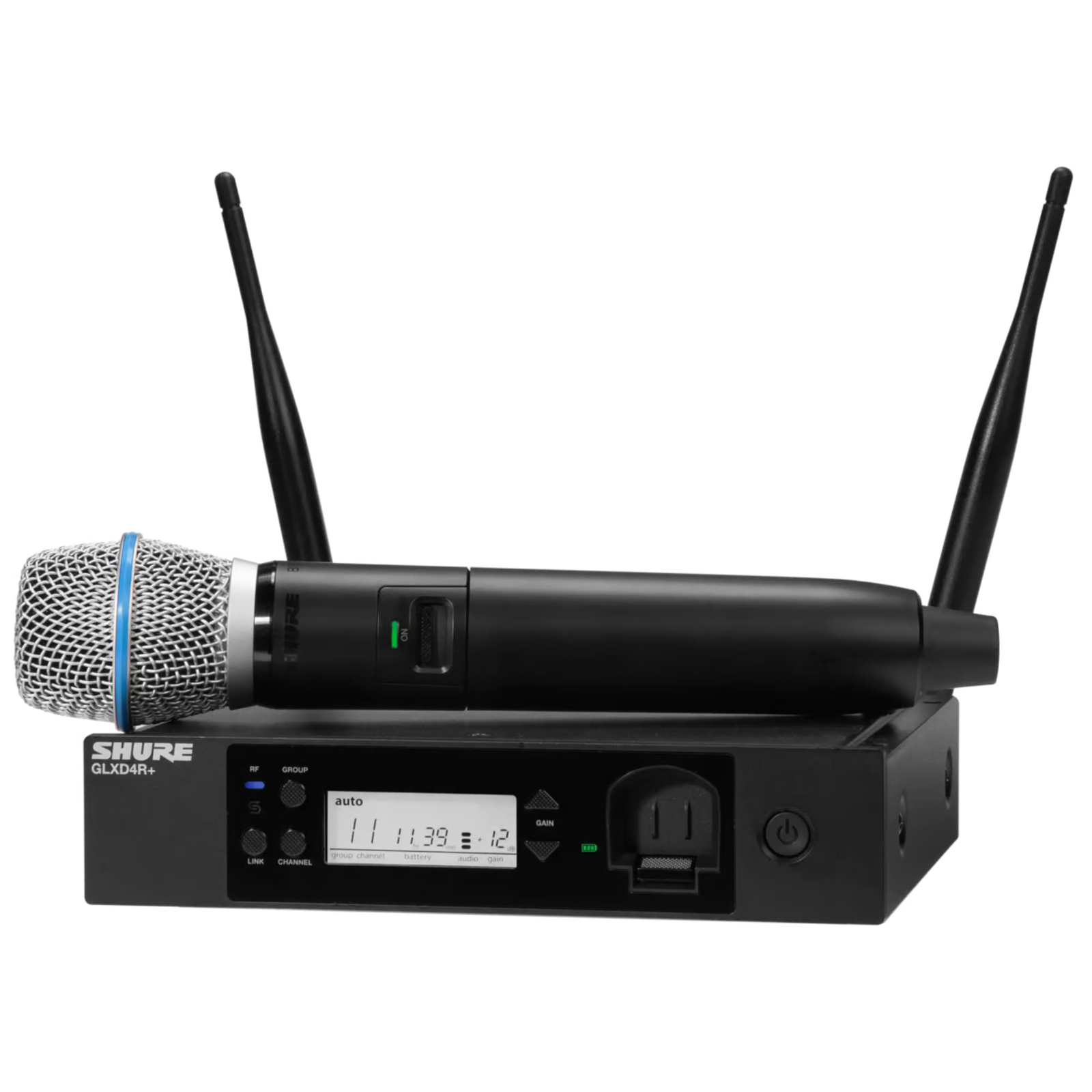 Портативная беспроводная микрофонная система Shure GLXD24R+/B87A, диапазон Z3