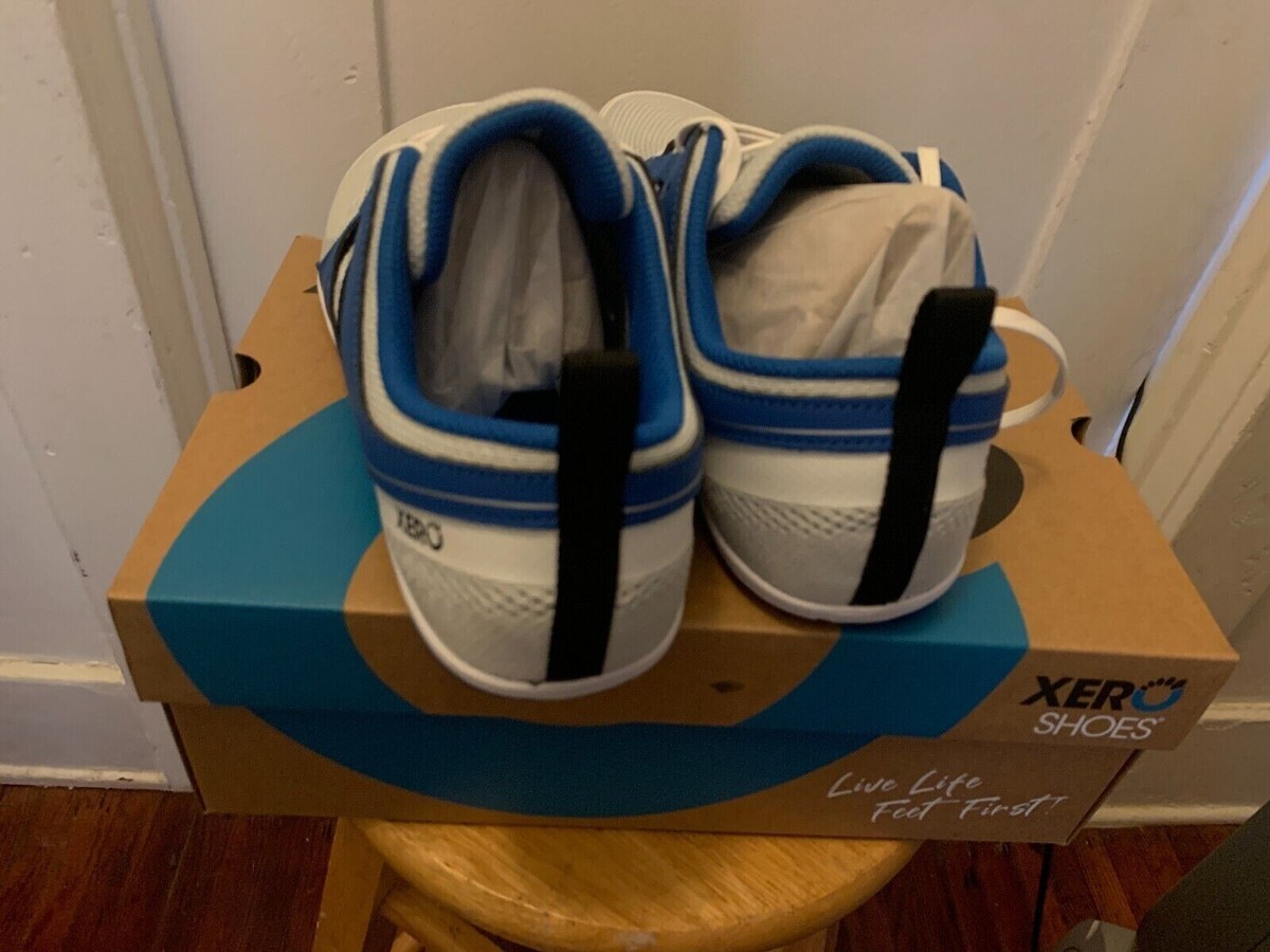 Xero Shoes Men\'s Zelen White/Victory Blue Shoes Various Size 12.5 Xero Shoes Men main image 4