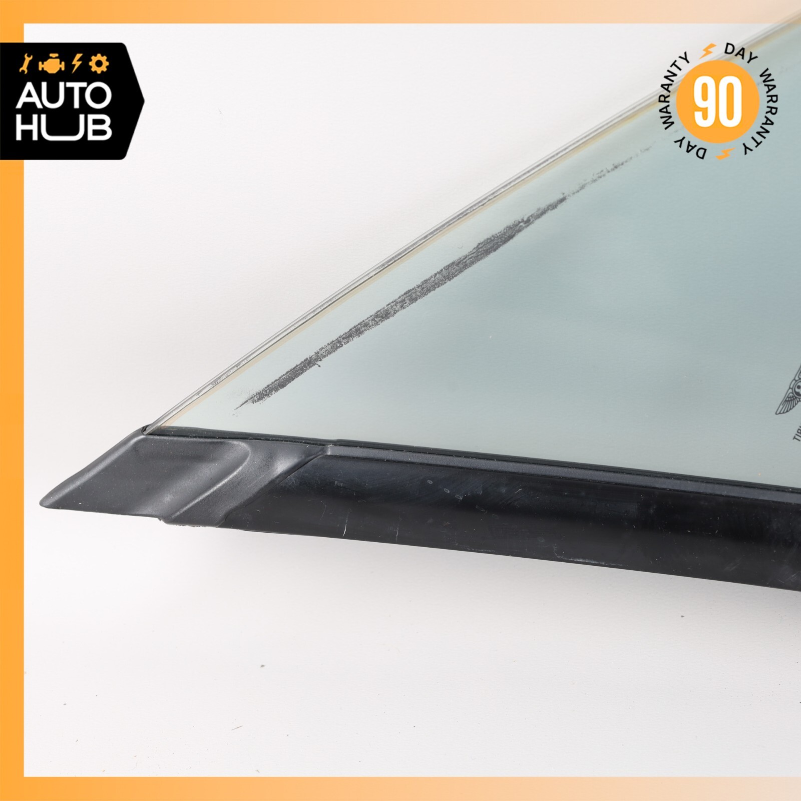 03-10 Bentley Continental GT Front Left Side Door Vent Window Glass OEM 36k