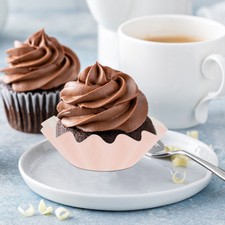 50 Pcs Vassoio Per Torte Fodere Cupcake in Pergamena Porta Carta Pirottini Di